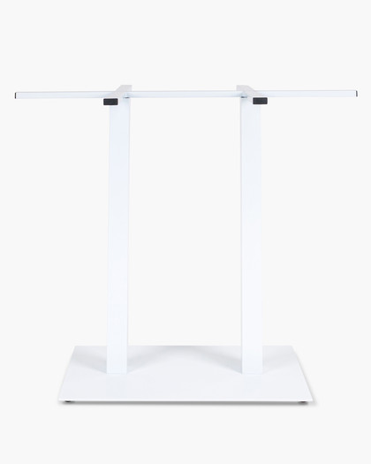 Konus Double Bar Leaner Base - 40X70 X 90Cm H, White