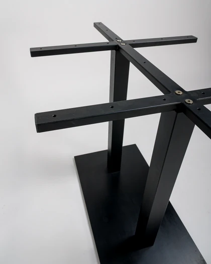 Konus Double Bar Leaner Base - 60X90 X 90Cm H, Black