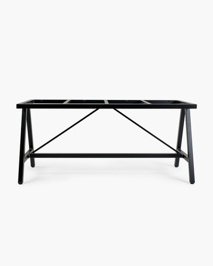 Harper Aluminium Bar Leaner Base - 1990*790*90H, Black