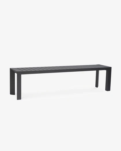 Raglan Outdoor Bench - 180X40Cm, Charcoal