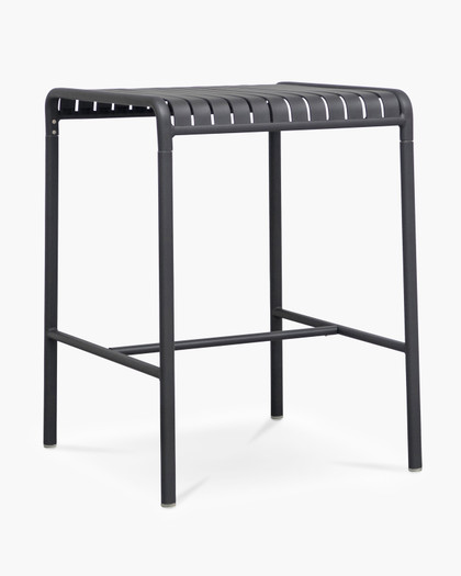 Atticus Outdoor Aluminium Bar Leaner - 74X77 105H, Charcoal
