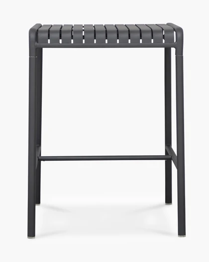Atticus Outdoor Aluminium Bar Leaner - 74X77 105H, Charcoal