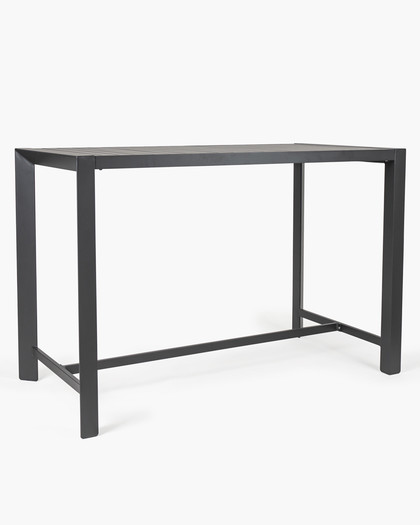 Raglan Outdoor Bar Leaner - 160X80Cm 105 H, Charcoal