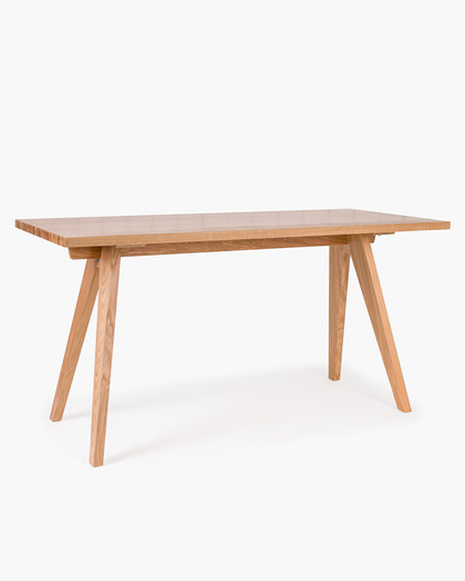 Stockholm Oak Bar Leaner - 180X80Cm 90H, Natural
