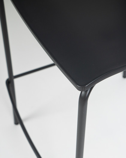 Alice Bar Stool - Anthracite, 65Cm - Anthracite Leg