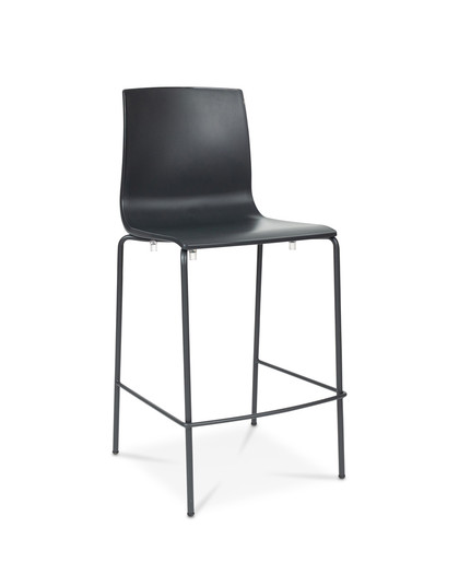 Alice Bar Stool - Anthracite, 65Cm - Anthracite Leg