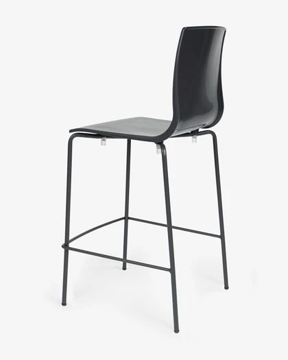 Alice Bar Stool - Anthracite, 65Cm - Anthracite Leg