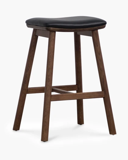 Archie Bar Stool - Walnut, 65Cm