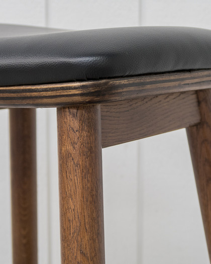 Archie Bar Stool - Walnut, 65Cm