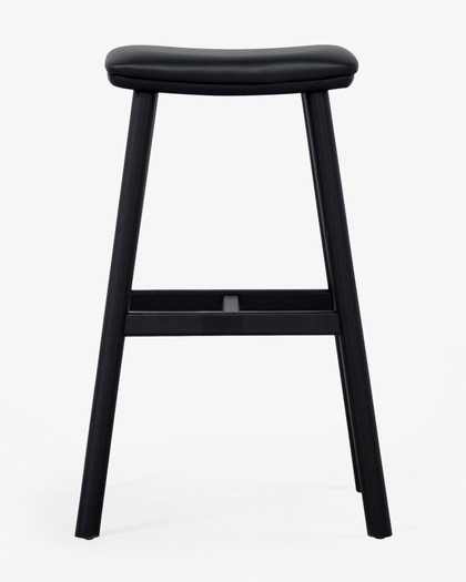Archie Bar Stool - Black, 75Cm