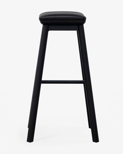 Archie Bar Stool - Black, 75Cm