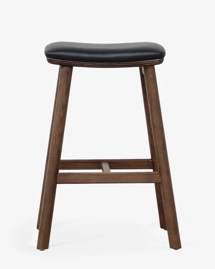 Archie Bar Stool - Walnut, 75Cm