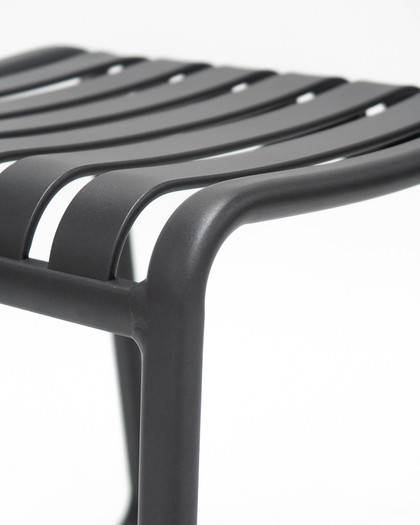 Atticus Bar Stool - Charcoal, 45 Cm