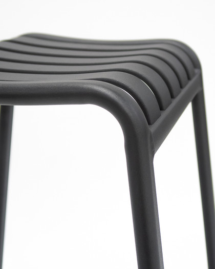 Atticus Bar Stool - Charcoal, 45 Cm