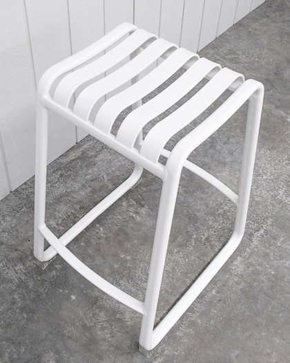 Atticus Bar Stool - White, 65 Cm