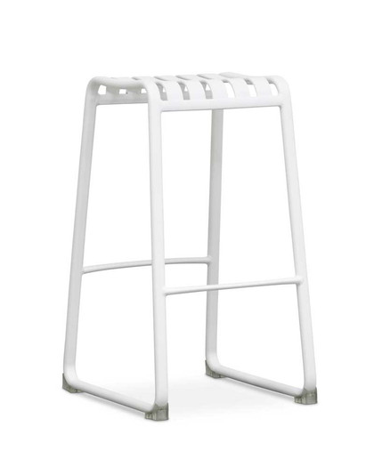 Atticus Bar Stool - White, 75 Cm