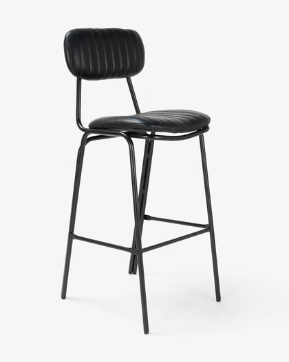 Barry Bar Stool - Black, 75Cm