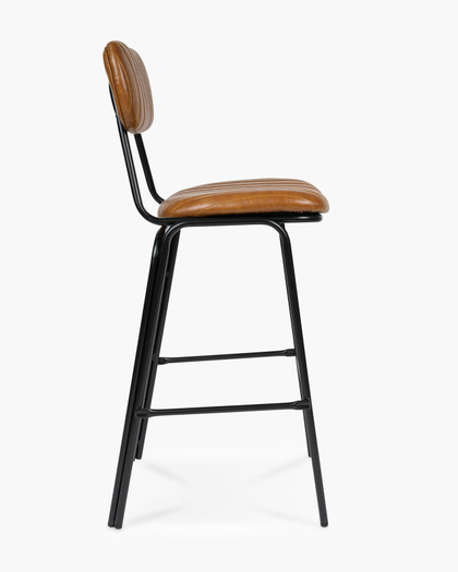 Barry Bar Stool - Tan, 75Cm
