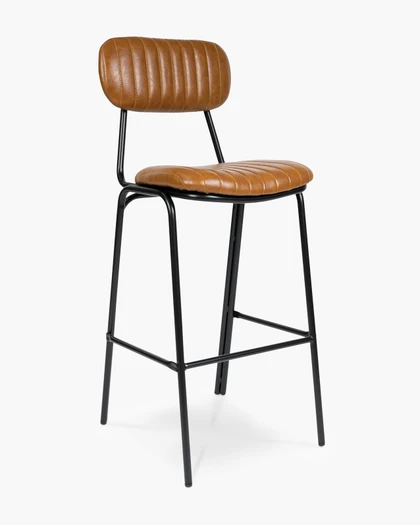 Barry Bar Stool - Tan, 75Cm