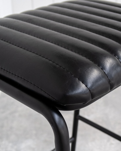 Bruce Bar Stool - Black, 65Cm