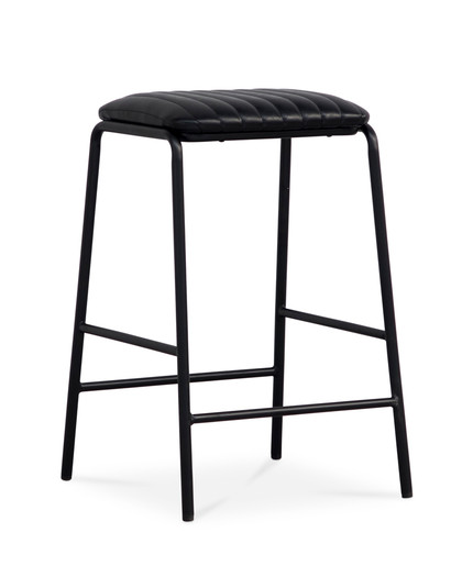 Bruce Bar Stool - Black, 65Cm