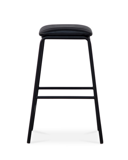 Bruce Bar Stool - Black, 65Cm