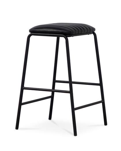 Bruce Bar Stool - Black, 65Cm
