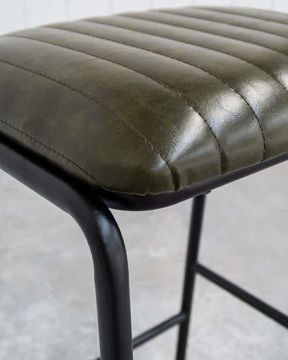 Bruce Bar Stool - Green, 65Cm