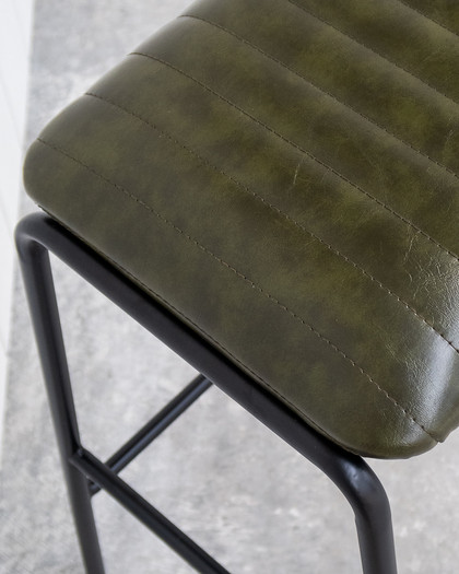 Bruce Bar Stool - Green, 65Cm