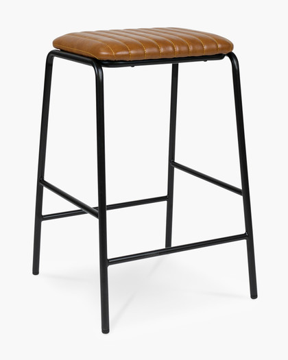 Bruce Bar Stool - Tan, 65Cm