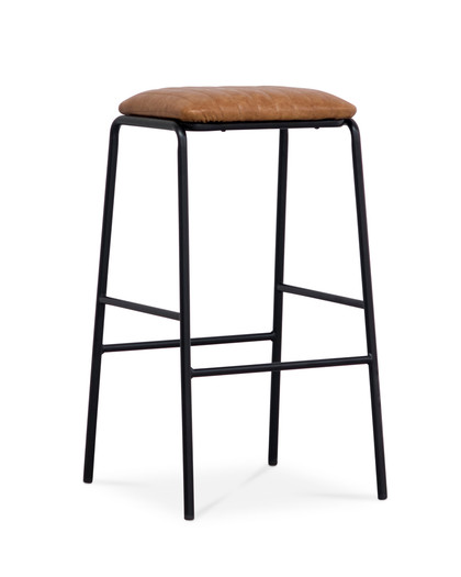 Bruce Bar Stool - Tan, 75Cm