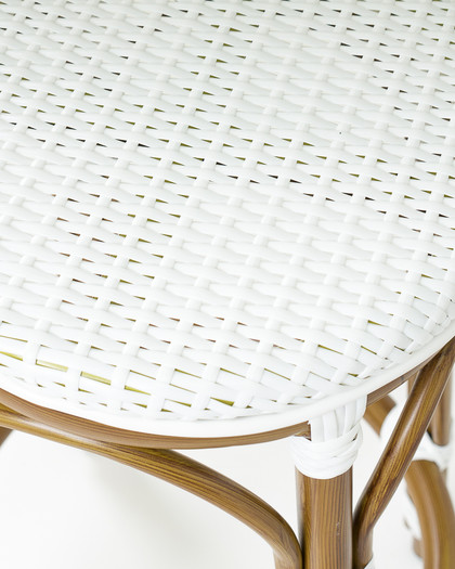 Cannes Barstool - Pure White, 46Cm