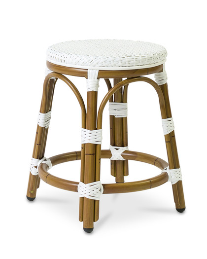 Cannes Barstool - Pure White, 46Cm