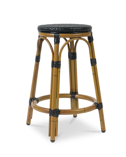 Cannes Barstool - Pure Black, 65Cm