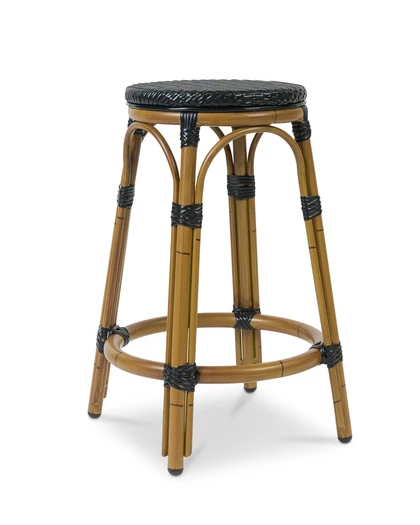 Cannes Barstool - Pure Black, 65Cm