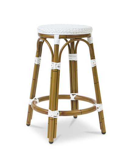 Cannes Barstool - Pure White, 65Cm