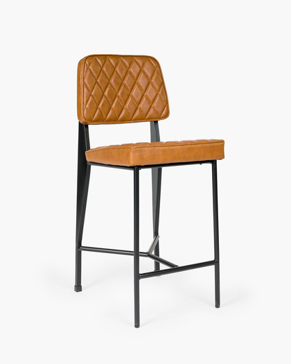 Dave Bar Stool - Tan, 65Cm
