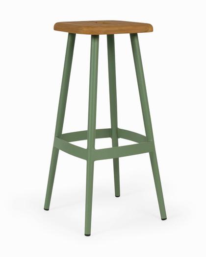 Denver Bar Stool - Green, 76cm