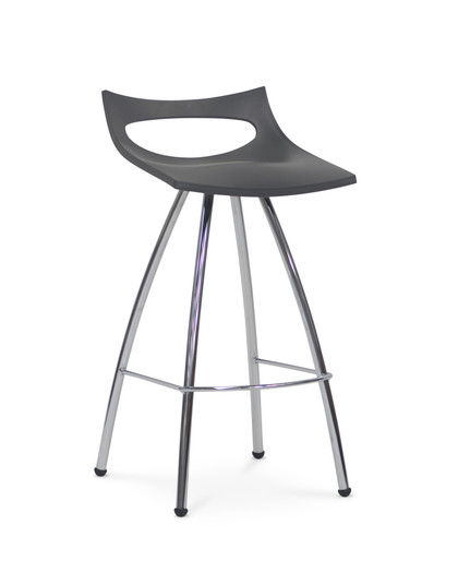 Diablito Bar Stool - Anthracite, 65Cm