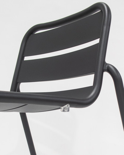 Frankie Bar Stool - Charcoal, 65Cm