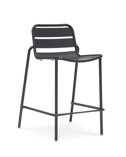 Frankie Bar Stool - Charcoal, 65Cm