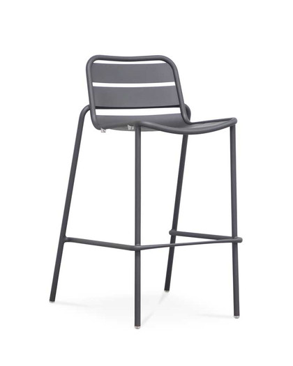 Frankie Bar Stool - Charcoal, 75Cm