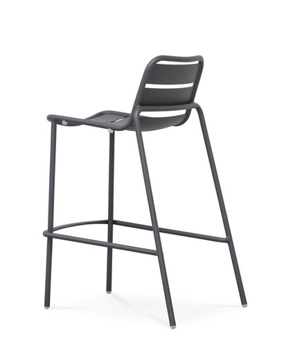 Frankie Bar Stool - Charcoal, 75Cm
