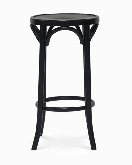 Hoop Bar Stool - Black, 68Cm