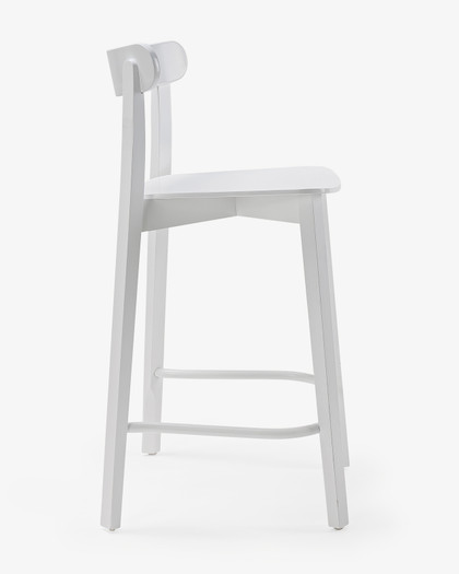 Icho Bar Stool - White, 65Cm