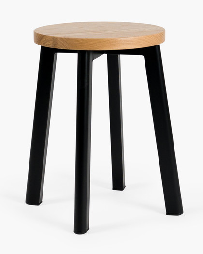 Jack Indoor Bar Stool - Black, 45Cm