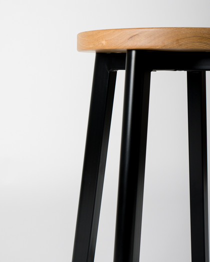 Jack Indoor Bar Stool - Black, 65Cm