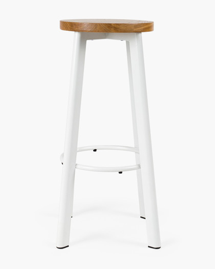 Jack Indoor Bar Stool - White, 75Cm