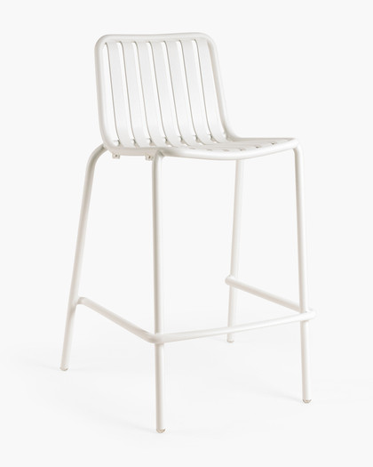Parker Bar Stool - Matt White, 65 Cm