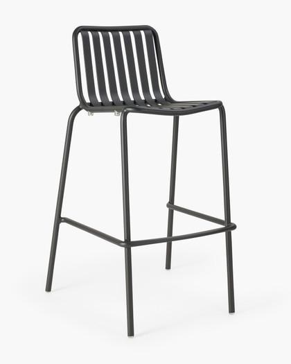Parker Bar Stool - Charcoal, 75 Cm